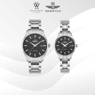 Đồng Hồ SRWATCH Couple Đôi Nam -Nữ SR80081.1101CF Máy Pin/ Quartz Kính Sapphire Dây Kim Loại Chính Hãng