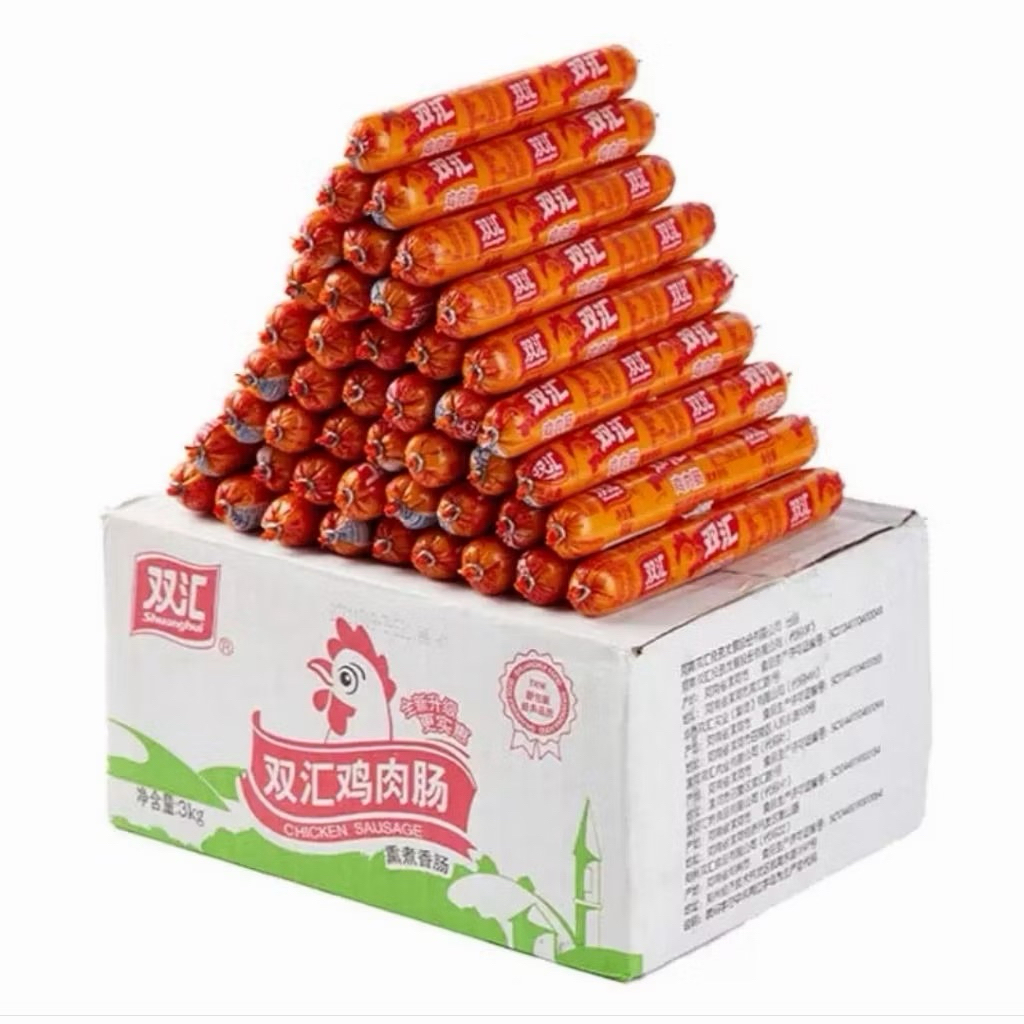 HỘP 2.9kg 50 CHIẾC XÚC XÍCH GÀ ĂN LIỀN (58gr/ chiếc)
