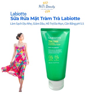  Sữa Rửa Mặt Tràm Trà Labiotte Tea Tree Calming150ml Làm Sạch Dịu Nhẹ Giảm Dầu Da Mụn Cân Bằng pH 