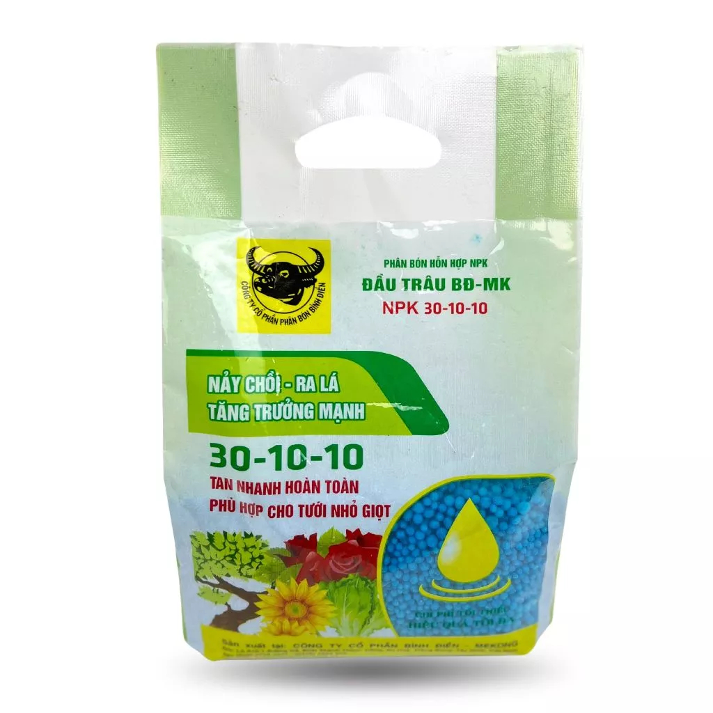 Phân bón Đầu Trâu Bình Điền - Mekong NPK 30-10-10 (1KG)