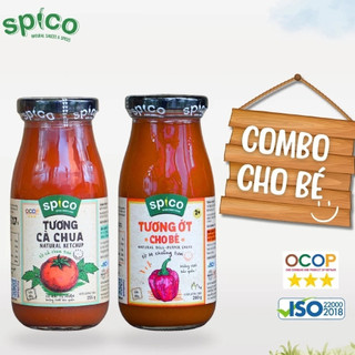 Tương Ớt Không Cay Tương Cà Cô Đặc Tự Nhiên Cho Bé Từ 2 Tuổi SPICO