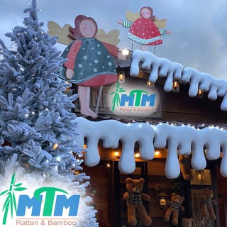  Tuyết Tan "Hot Trend 2025" gắn ở viền mái cửa sổ hiên nhà - trang trí Giáng Sinh Noel 
