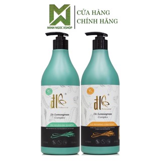  Dầu gội xả thảo dược tinh chất bồ kết sả chanh ĐL ĐLE Lemongrass 750ML phục hồi chống rụng kích mọc tóc 