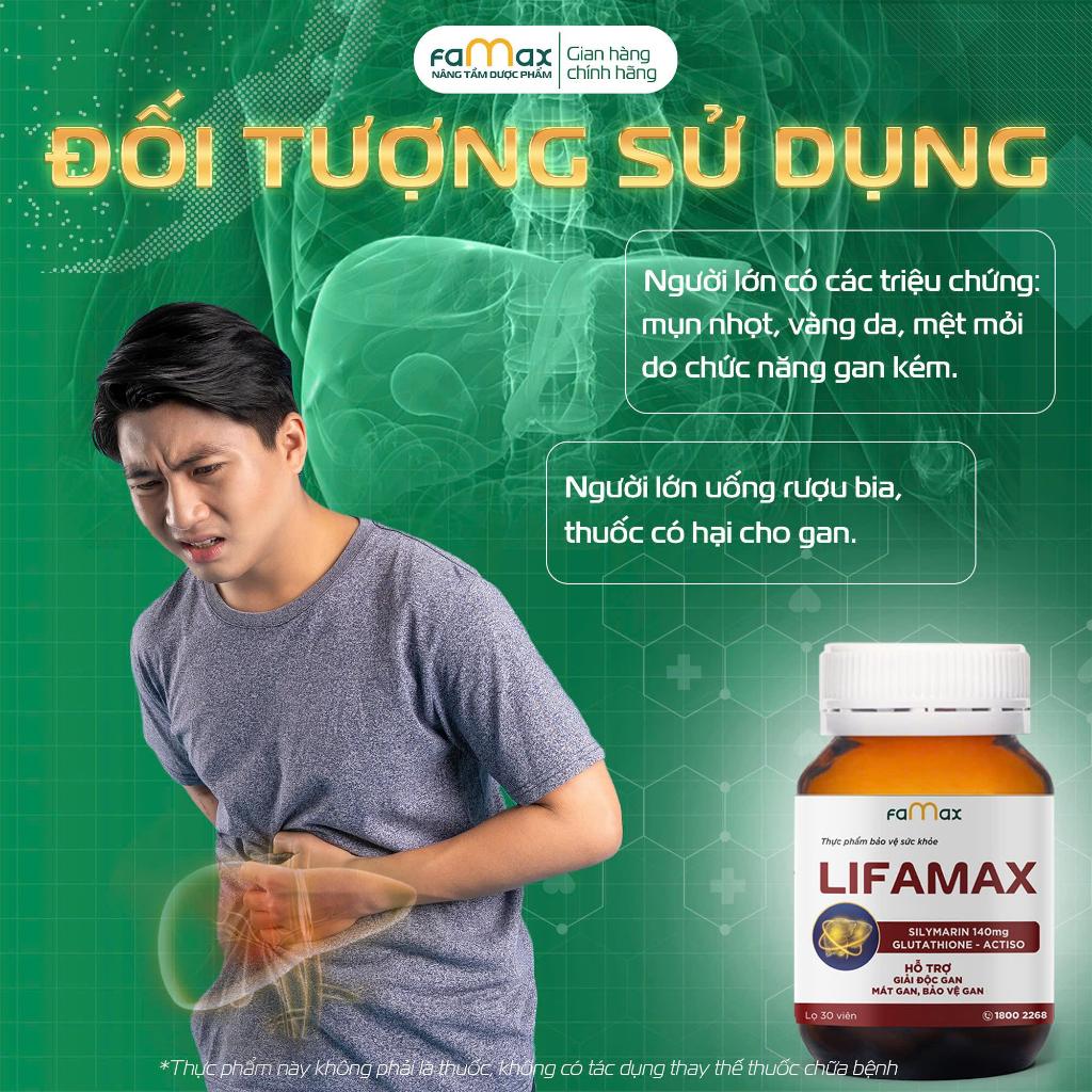 Giải Độc Gan LIFAMAX, mát gan, phục hồi chức năng gan