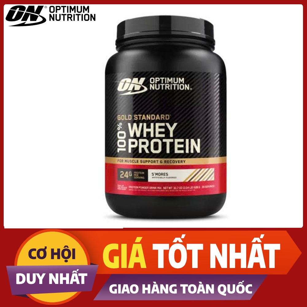 Optimum Nutrition Gold Standard 2lbs – Tăng Cơ Nhanh, Ít Béo