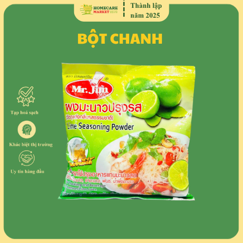 BỘT CHANH THÁI LAN MR.JIM 400G - THAILAND MR.JIM LIME POWDER