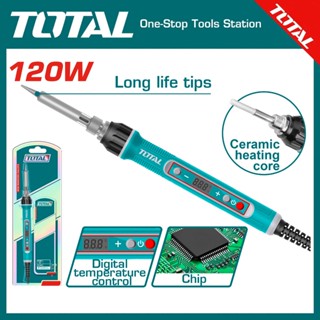  Mỏ hàn chì dùng điện   có chỉnh nhiệt độ TOTAL TET1100831 TET01606 TET01608 TET01610 