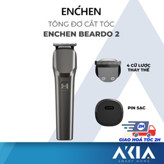  Tông đơ cắt tóc Enchen Beardo 2 máy cạo lông chó mèo 2 tốc độ lưỡi thép không gỉ dễ sử dụng 