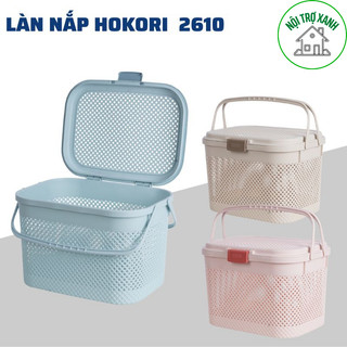 làn nhựa đi sinh cho mẹ và bé nhựa hokori cao cấp có chốt khoá, giỏ để đồ cho bé sơ sinh 2610