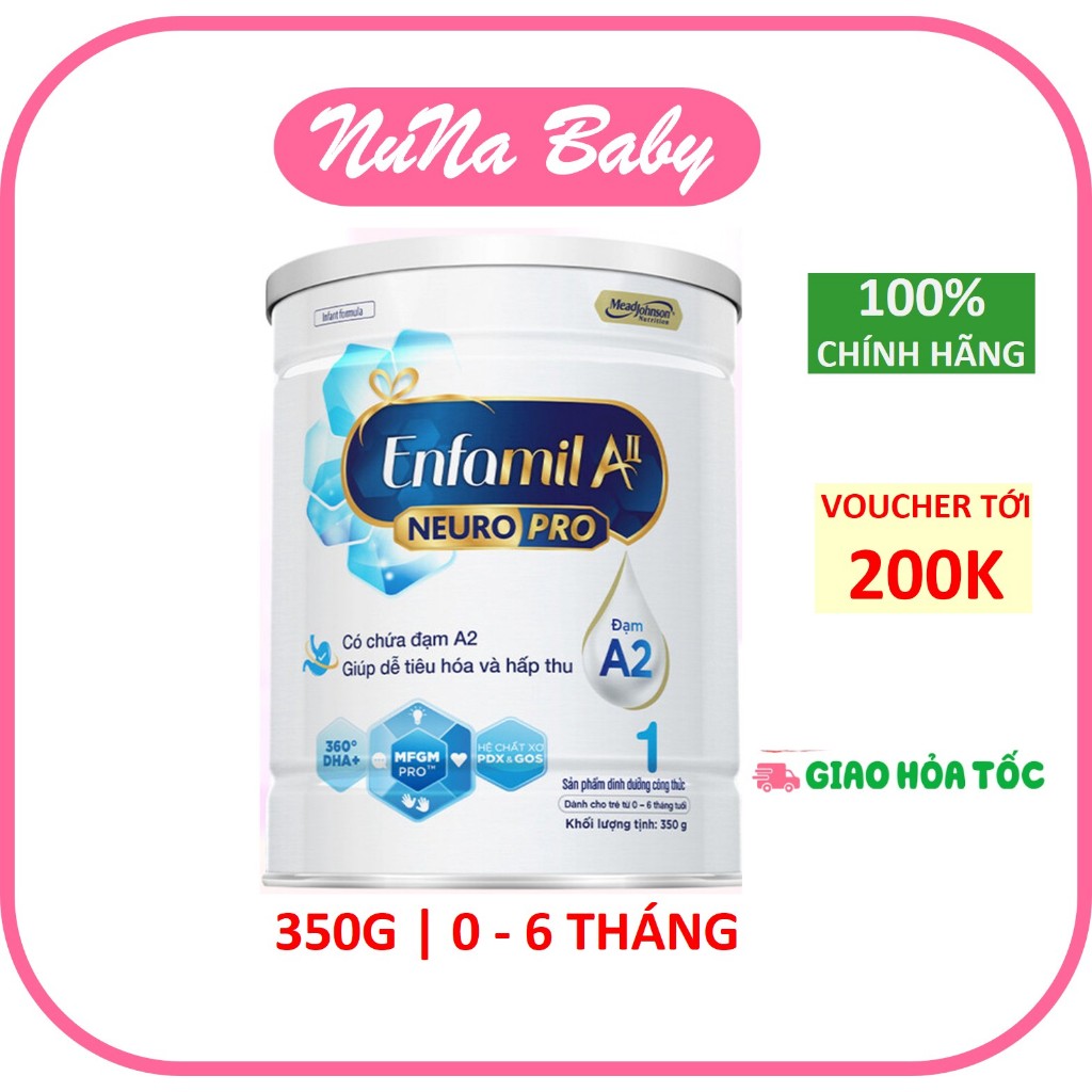 Sữa Bột Enfamil A2 Neuropro số 1 cho bé 350g