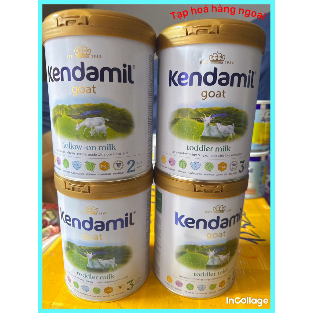 Sữa bột kendamil Todder Milk Dê lon 800gr hàng air Uk