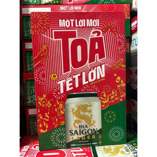 bia sài gòn xanh 1 thùng 24lon x330ml 