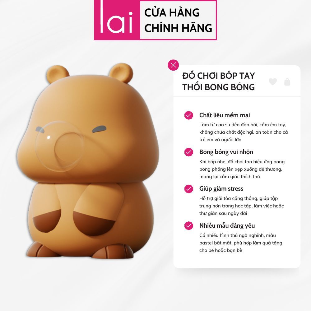 Đồ Chơi Bóp Tay Mềm Mại Nhiều Mẫu Xinh Yêu, Bóp Bong Bóng Giảm Stress Giải Tỏa Căng Thẳng Dễ Thương