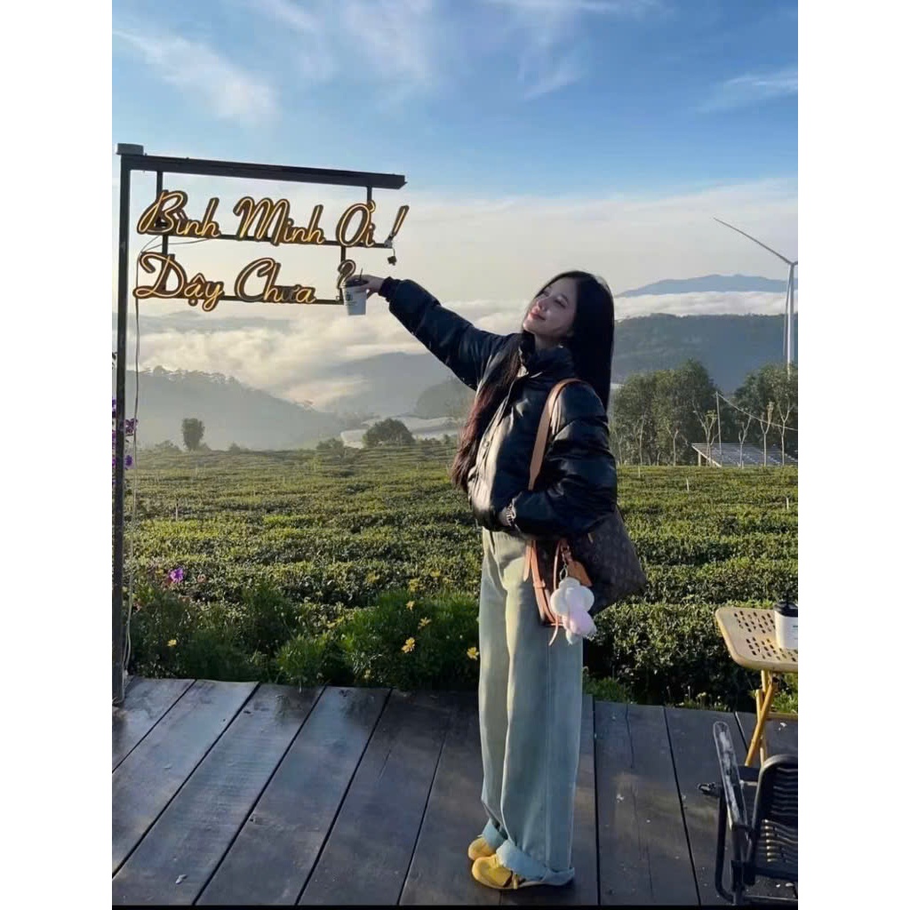 Áo khoác phao nữ dáng ngắn Bonyoung cổ đứng, trần bông, siêu dầy dặn, siêu ấm ít phồng - 0240_P10K12 | BigBuy360 - bigbuy360.vn