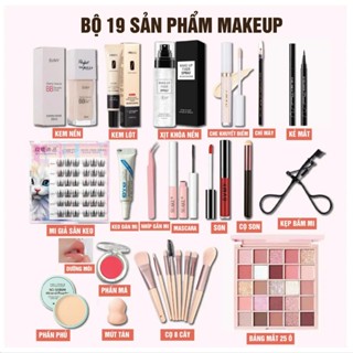 [CÓ MI] Bộ Trang Điểm Makeup 19 Sản Phẩm Đầy Đủ Và 13 Sản Phẩm Cơ Bản , Makeup Cá Nhân Cho Người Mới Học