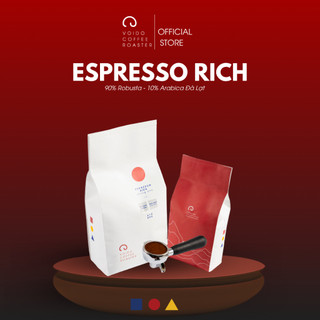  Cà phê mộc ESPRESSO RICH - Gu đậm truyền thống pha máy - 90% Robusta & 10% Arabica Đà Lạt 