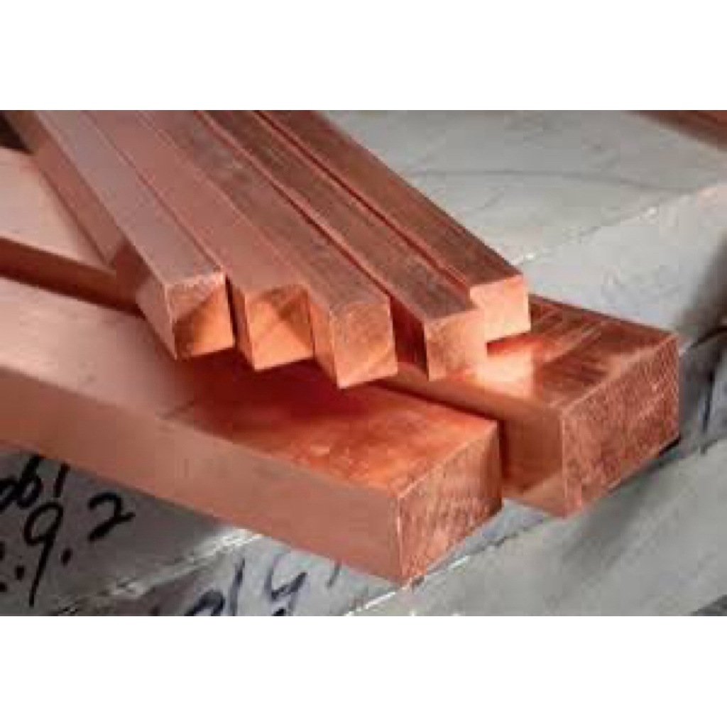 Thanh đồng đỏ, vuông 15 x 15mm, Dài 50cm- 80cm