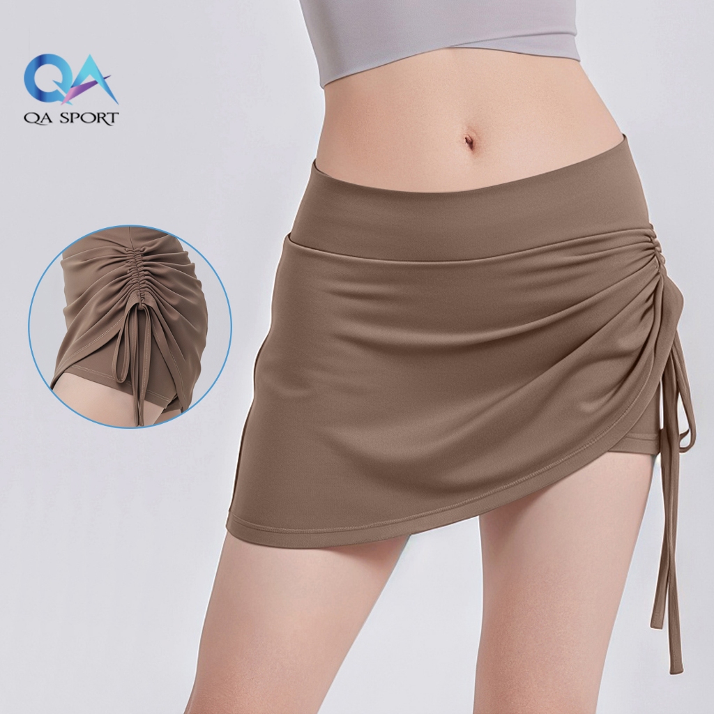 Chân Váy Ngắn Thể Thao Tập Gym Yoga Pickleballs Đi Bơi Đi Biển QA SPORT Co Giãn Thoáng Mát Có Quần Bảo Hộ - QAV2