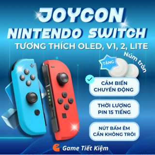  Bộ Tay Cầm Nintendo Switch Joycon Joy Con Joypad Kèm Strap -Tương Thích V1 V2 Lite OLED 