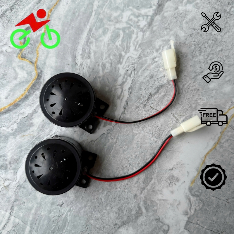 Kèn Còi 2 Dây 48V- 60V Xe Đạp Điện, Loa Cao Cấp Gắn Xe Đạp Điện Xe Điện Phụ Tùng Phụ Kiện