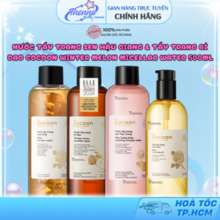  Nước Tẩy Trang Sen Hậu Giang & Tẩy Trang Bí Đao Cocoon Winter Melon Micellar Water 500ml Việt Nam 