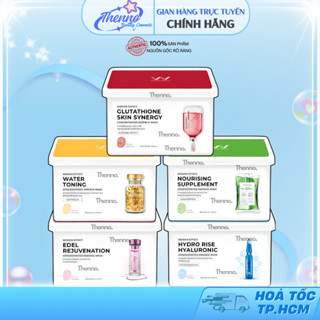  Hộp 30 Miếng Mặt Nạ Dưỡng Sáng Chống Lão Hoá Da Wonjin Effect Glutathione Concentrated Essence Mask - Hàng Công Ty 
