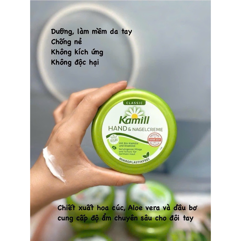 Kem dưỡng tay Kamill Hand & Nagelcreme - hàng Đức
