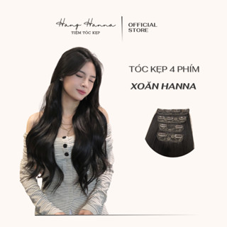  Premium Design by Hang Hanna | Tóc Kẹp 4 Phím Xoăn HANNA 