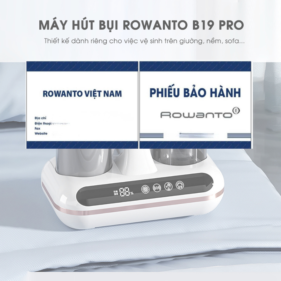 Phiếu bảo hành chính hãng Rowanto
