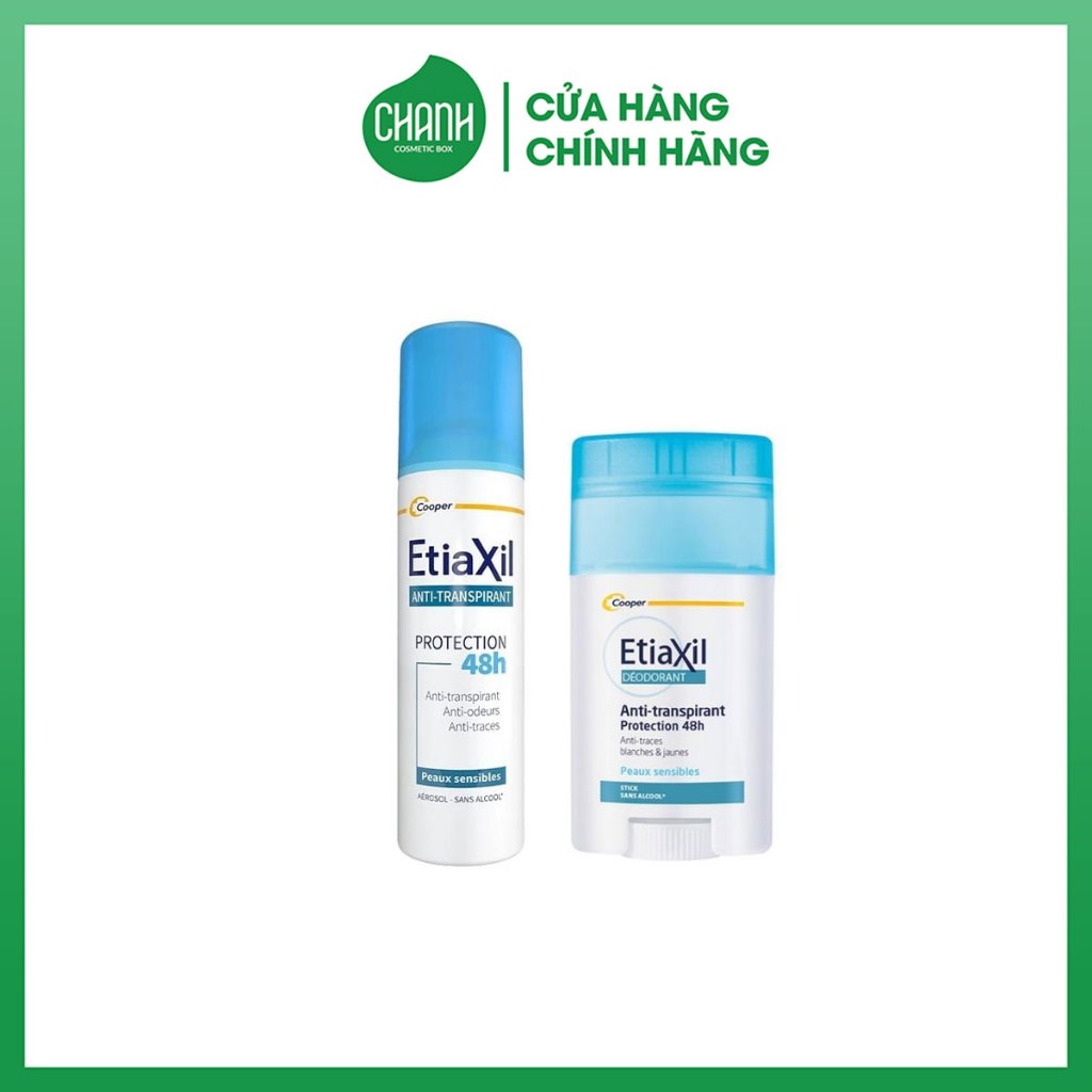 Khử mùi Etiaxil Anti-transpirant 48h hàng ngày dạng xịt khử mùi / sáp khử mùi