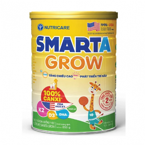 Sữa Smarta Grow 0+, 1+ lon 850g