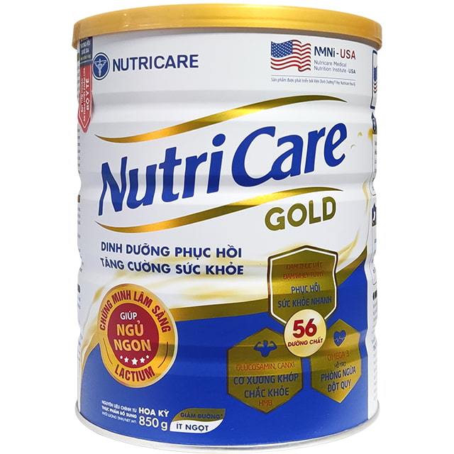 Sữa bột Nutricare Gold 850g