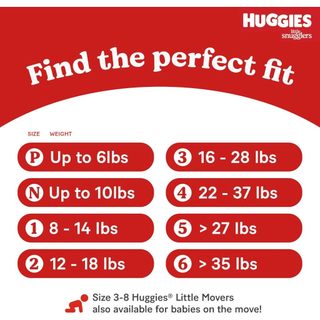 [USA] Tã dán trẻ em HUGGIES, Cỡ lớn (7 - 13 kg)
