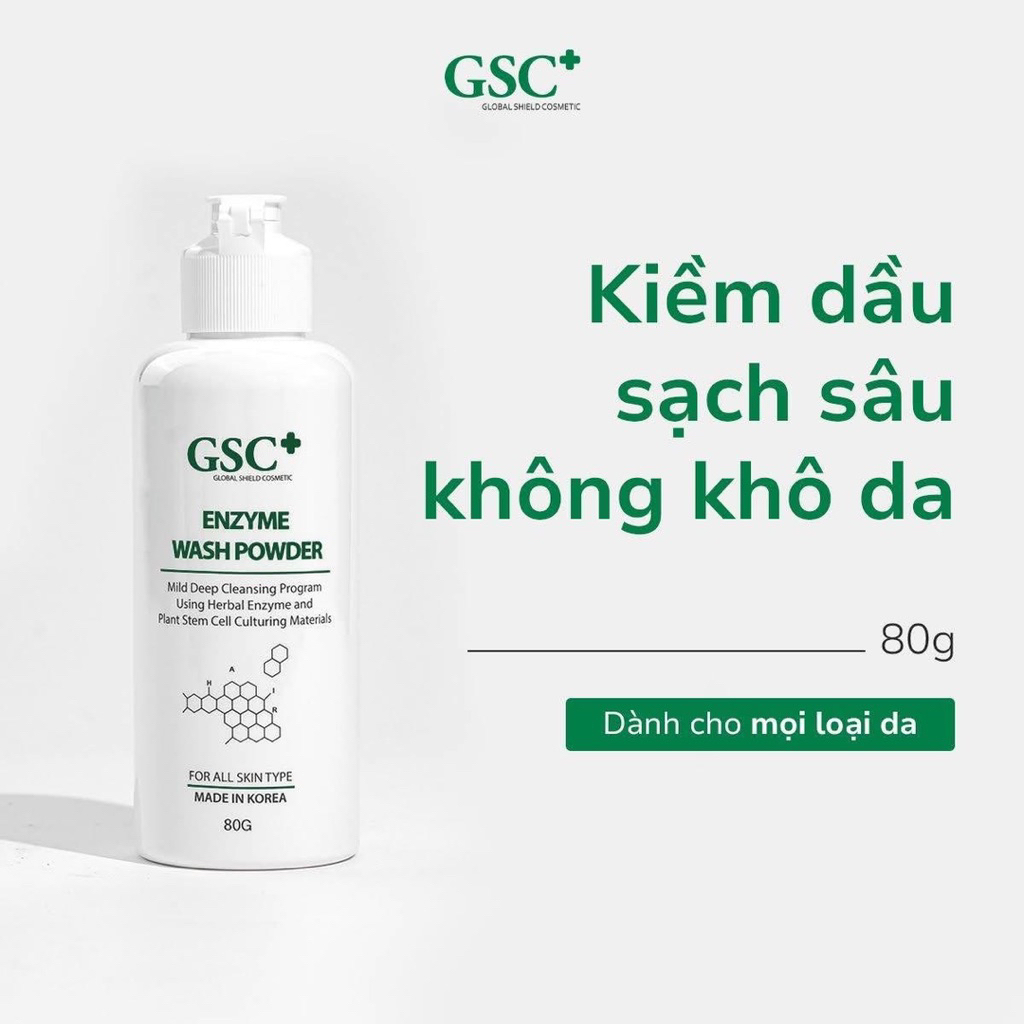 [chính hãng] Sữa rửa mặt bột GSC 80g