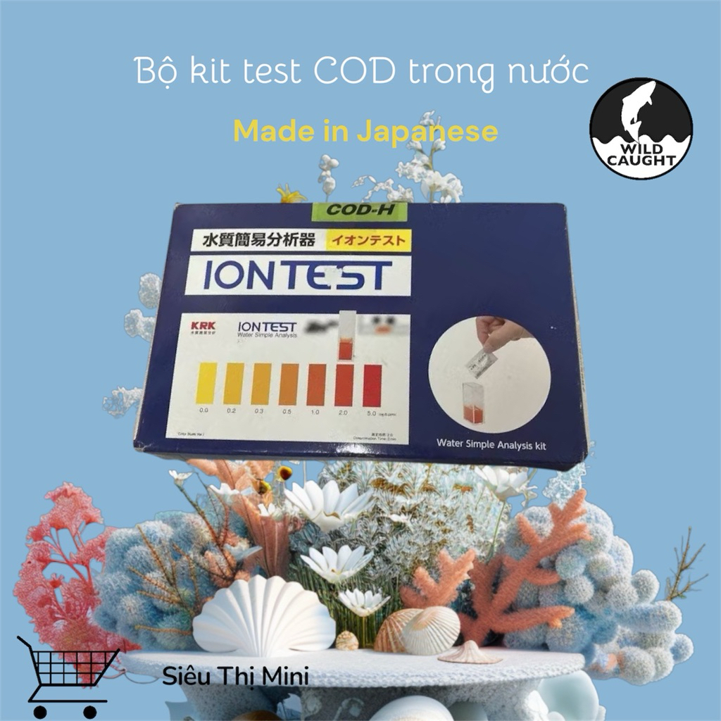 [HÀNG CÓ SẴN] BỘ TEST KIT COD WIT-COD-H, 0-250 PPM KRK-NHẬT [KÈM CoA]