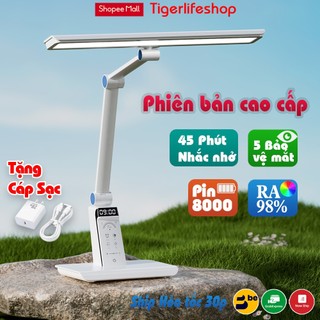  Đèn học chống cận cao cấp Tigerlife tích hợp màn hình Lcd hiển thị giờ cảm ứng đa điểm công xuất lớn 
