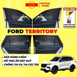  Rèm Che Nắng Xe FORD TERRITORY Loại 1 MR Ô.TÔ Chống Tia UV  Bảo Hành 2 Năm   Tặng Khăn Lông Cừu   