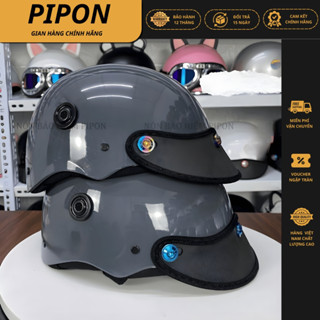  Nón bảo hiểm nửa đầu gắn ốc titan phong cách  mũ bảo hiểm nửa đầu ốc titan phủ bóng nano chống trầy chính hãng 