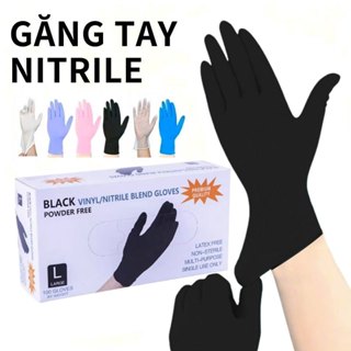 (100 chiếc) Găng tay cao su y tế không bột, chống ăn mòn hóa học, siêu bền và an toàn cho da.