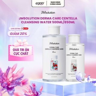   500ml 850ml  Nước Tẩy Trang JMSolution Derma Care Centella Giúp Làm Sạch Sâu Dịu Nhẹ Hỗ Trợ Cấp Ẩm 500ml 850ml 