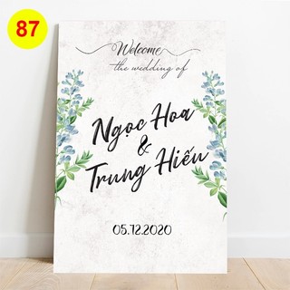 [MS 51-100] Bảng Welcome Đám Cưới