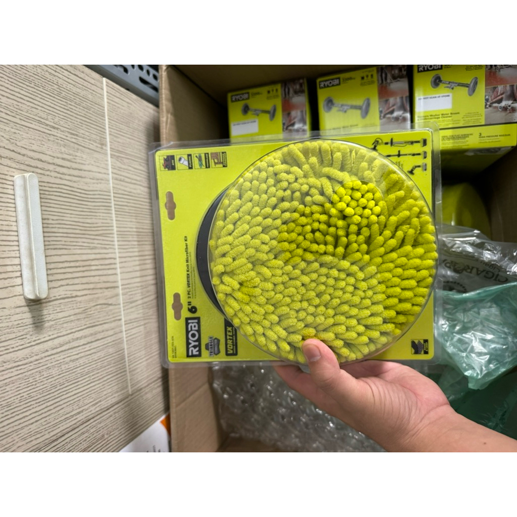 đầu chà mềm gắn máy chà sàn ryobi 18v