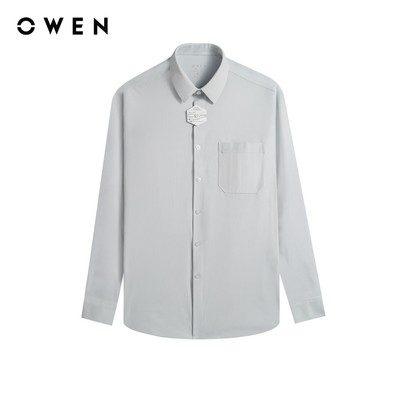Owen - Áo sơ mi dài tay Regular Fit AR250050DT chất liệu Knit