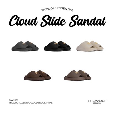 THEWOLF Dép Tăng Chiều Cao Nam Nữ THEWOLF ESSENTIAL CLOUD SANDAL Da Nhân Tạo Cao Cấp Đế IP 5.5cm ( mẫu mới nhất 2025 )