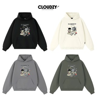  Áo hoodie nỉ nữ form rộng nam basic oversize nỉ bông 100% local brand chính hãng CLOUDZY HD GAMEBOY 