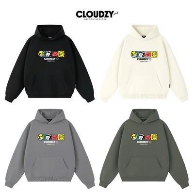 Áo khoác hoodie nỉ nam nữ form rộng oversize mũ to đầy dặn 2 lớp localbrand Cloudzy unisex TEAMMATE