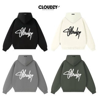   Giảm giá 50k  Áo Hoodie basic nam nữ local brand Cloudzy unisex hoodie nỉ bông cao cấp form rộng oversize HD PAINT 