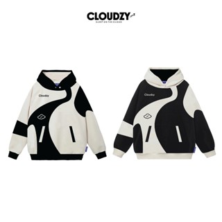  Áo hoodie nam nữ basic phối màu basic local brand Cloudzy tay phồng nỉ bông dày dặn có mũ DAIRY COW 