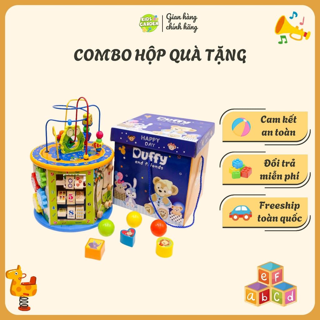 Hộp Quà Tặng Đồ Chơi Thông Minh Ahihi Dành Cho Bé