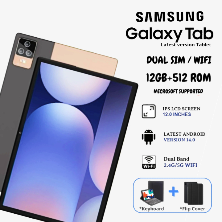 2025 Máy Tính Bảng 5G Samsung Galaxy TAB S Máy tính bảng 12 inch 16GB + 512GB Máy tính bảng học tập cho máy tính